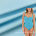 full dull polyester 82 four way stretch warp knitted smooth spandex 18 swimsuit fabric for sportswear